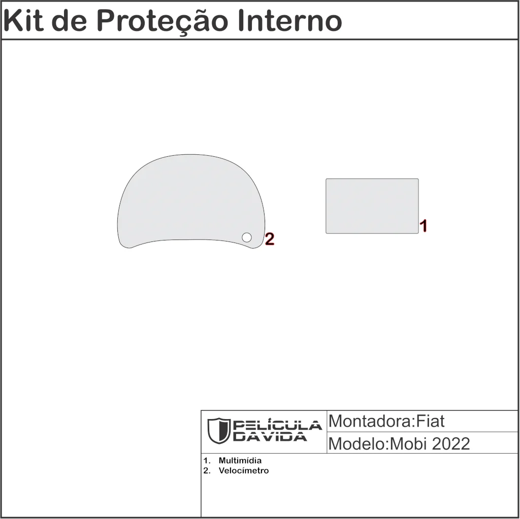 Kit full Fiat ppf mobi 2022