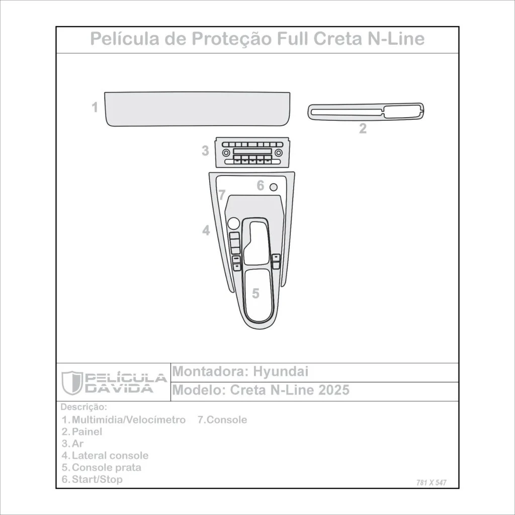 Pelicula proteção Creta 2025 NLine