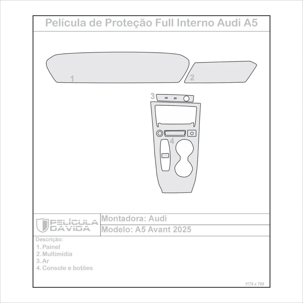Pelicula proteção Audi A5 Avant
