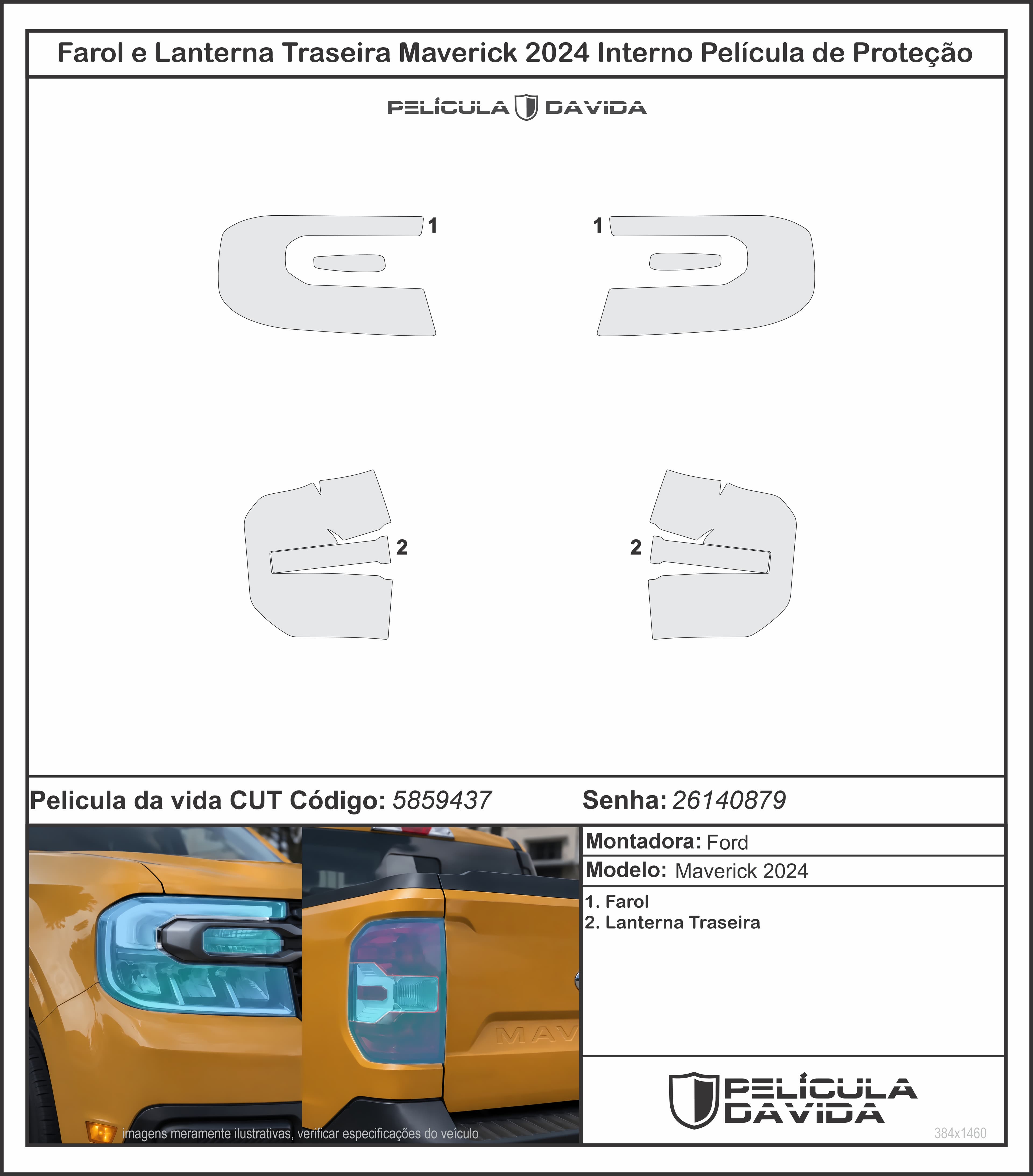 lanternas maverick 2024
